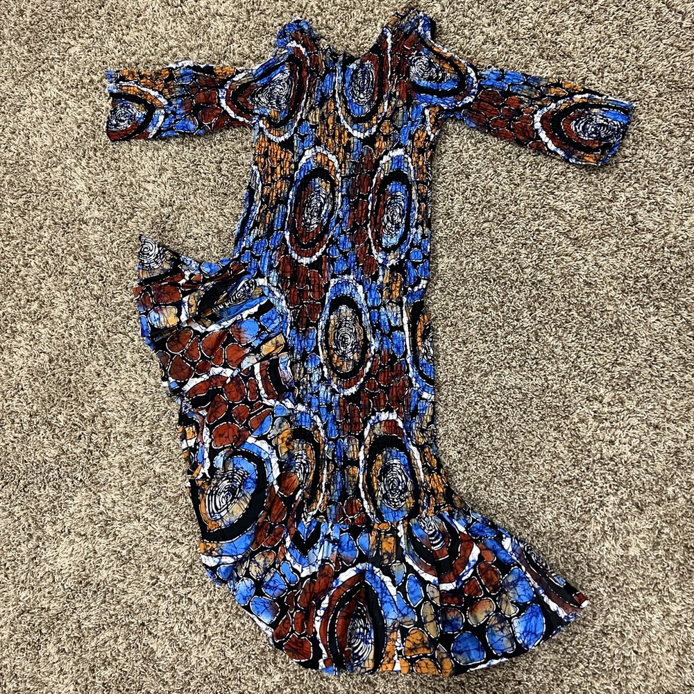 Ankara smoky dress